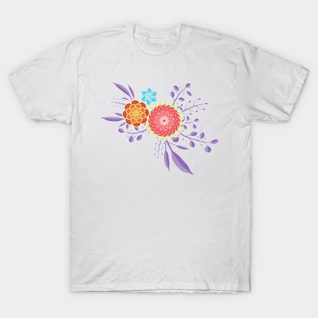 Spring Flowers T-Shirt by famenxt